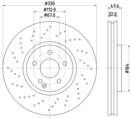 HELLA PAGID Piduriketas 8DD 355 121-331